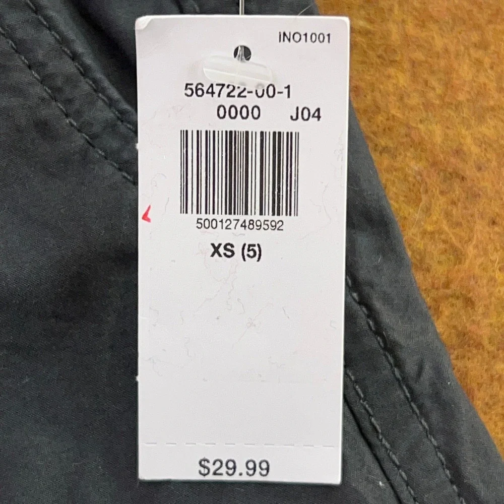 Old Navy Boys XS 5 Gray Adjustable Bungee Waist Cotton Jogger Pants NWT
